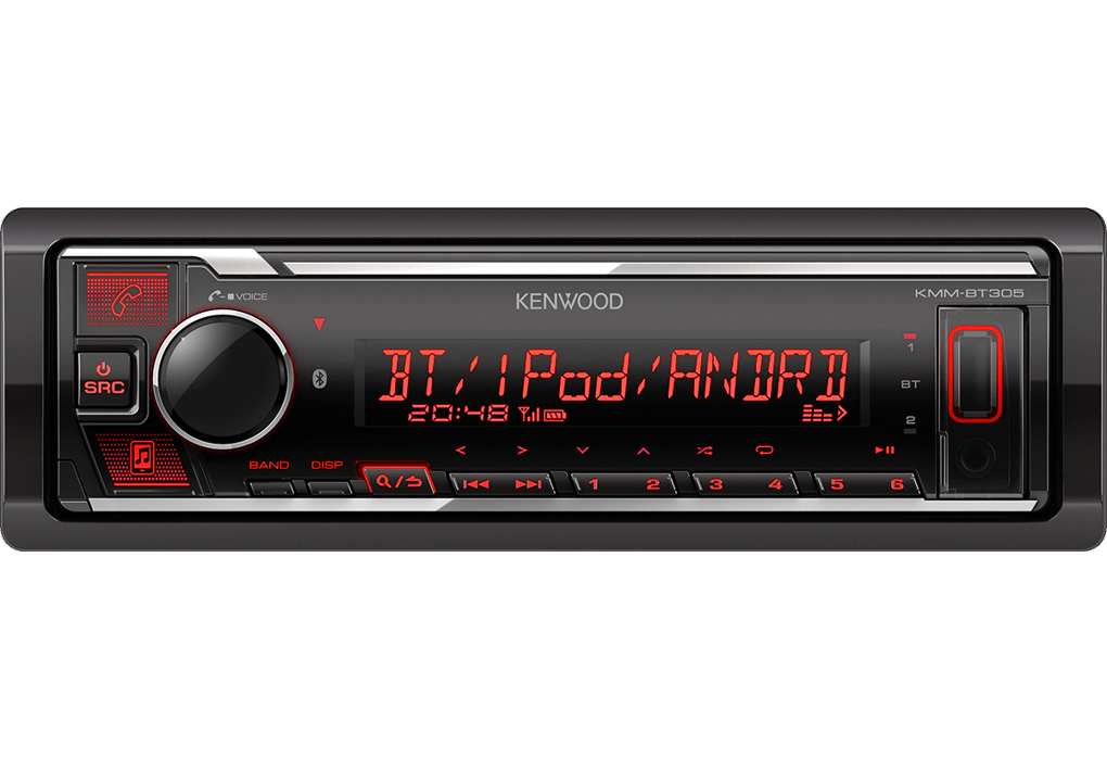 картинка Автомагнитола KENWOOD KMM-BT305 купить в магазине CAROBASS