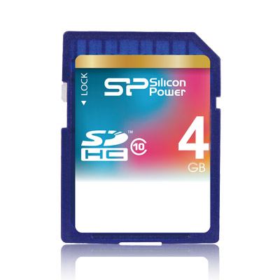 картинка Карта памяти SD SILICON POWER 4Gb Class 10 SD 4Gb/10 купить в магазине CAROBASS