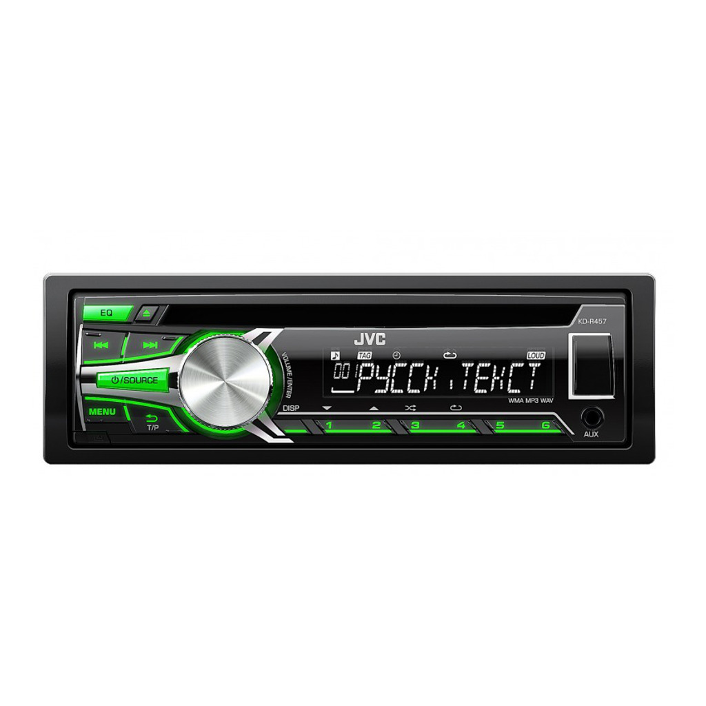 картинка Автомагнитола JVC KD-R457EE купить в магазине CAROBASS