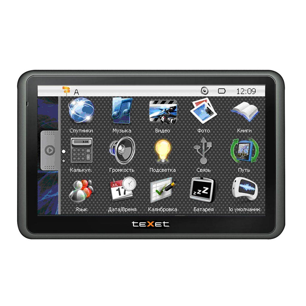 картинка GPS-навигатор TEXET TN-744 купить в магазине CAROBASS