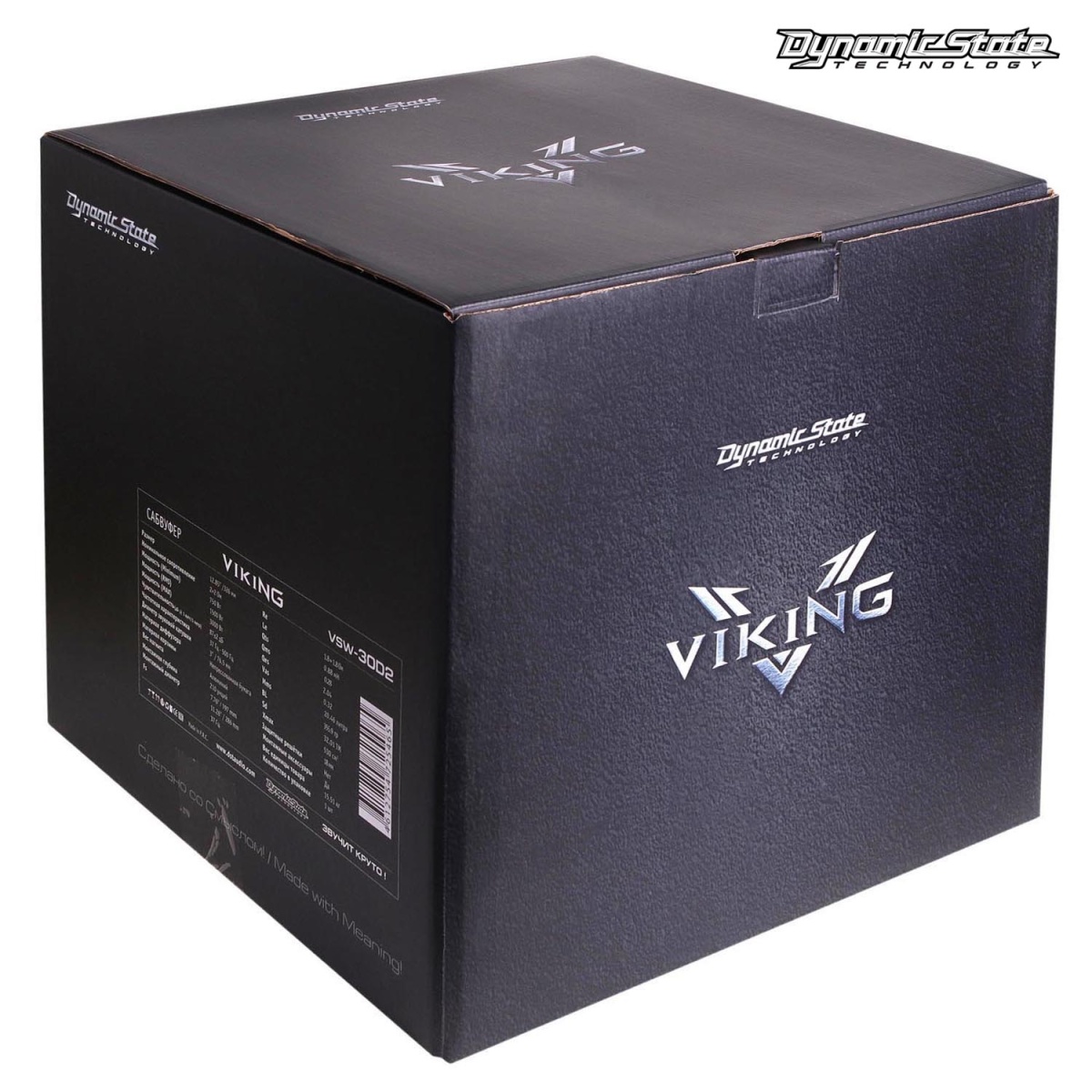 картинка Сабвуфер 12" DYNAMIC STATE VIKING VSW-30D2 купить в магазине CAROBASS