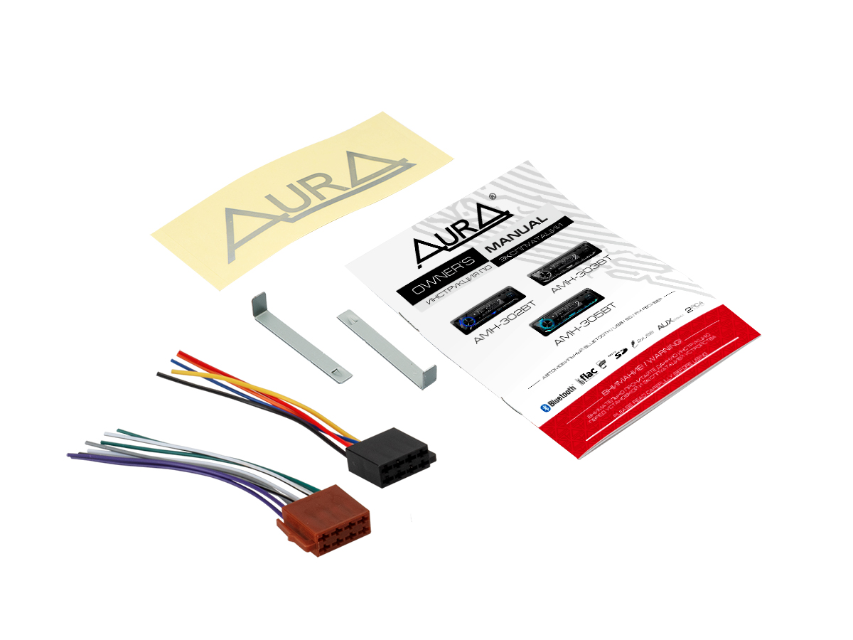 картинка Автомагнитола AURA FIREBALL-305BT купить в магазине CAROBASS