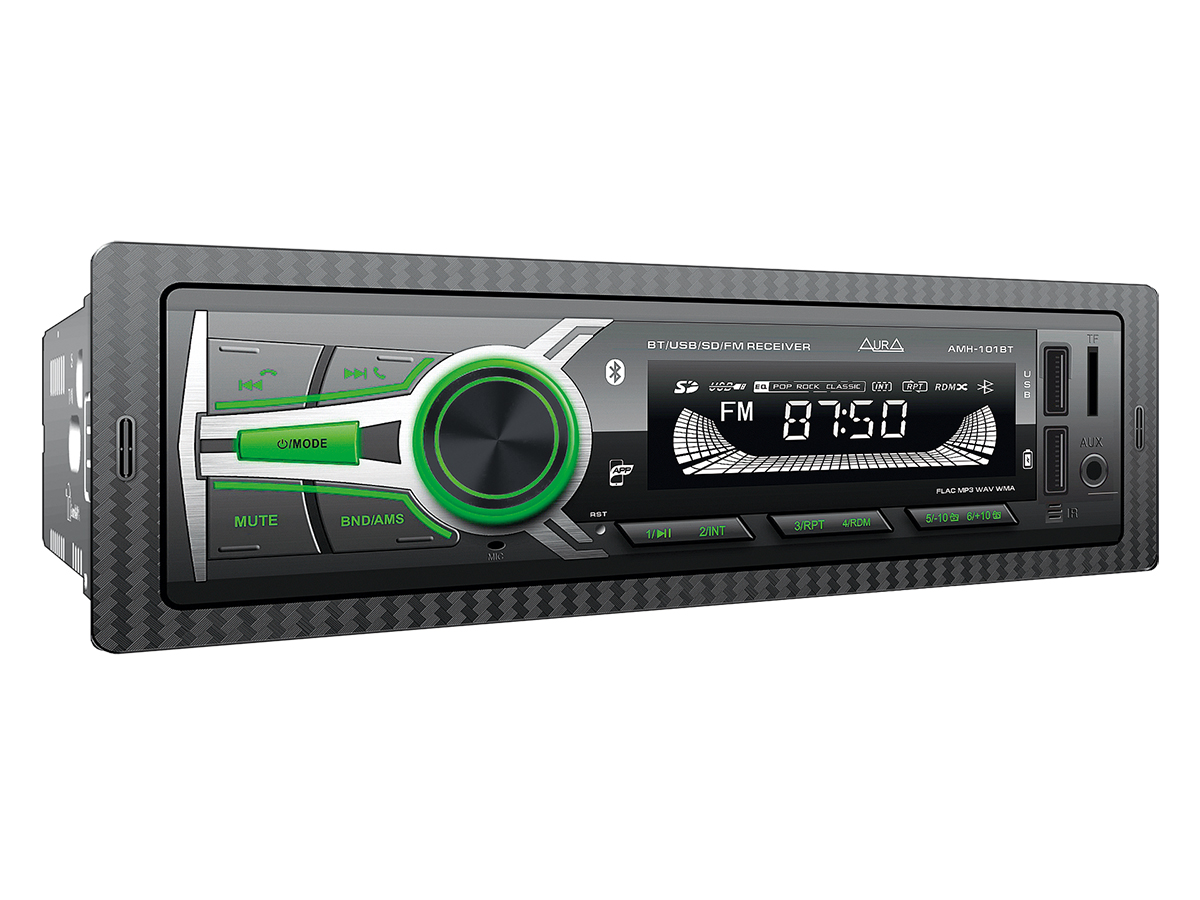 картинка Автомагнитола AURA AMH-101BT купить в магазине CAROBASS