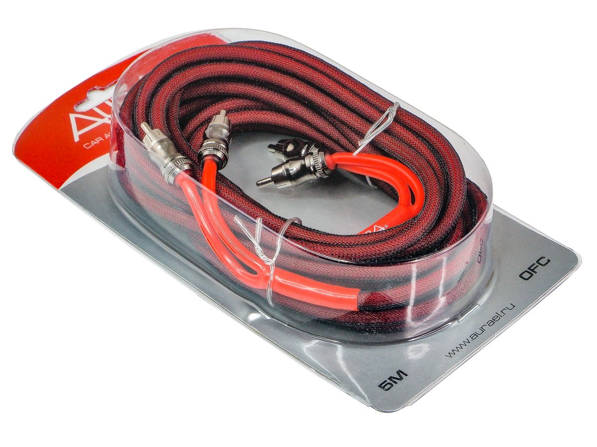 картинка Межблочный кабель AURA RCA-C350 MkII купить в магазине CAROBASS
