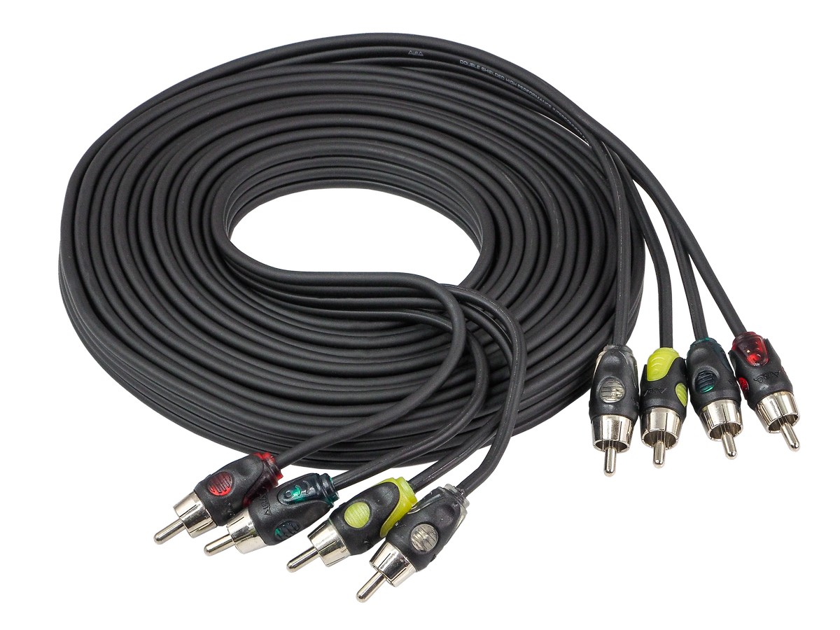 картинка Межблочный кабель AURA RCA-B254 купить в магазине CAROBASS