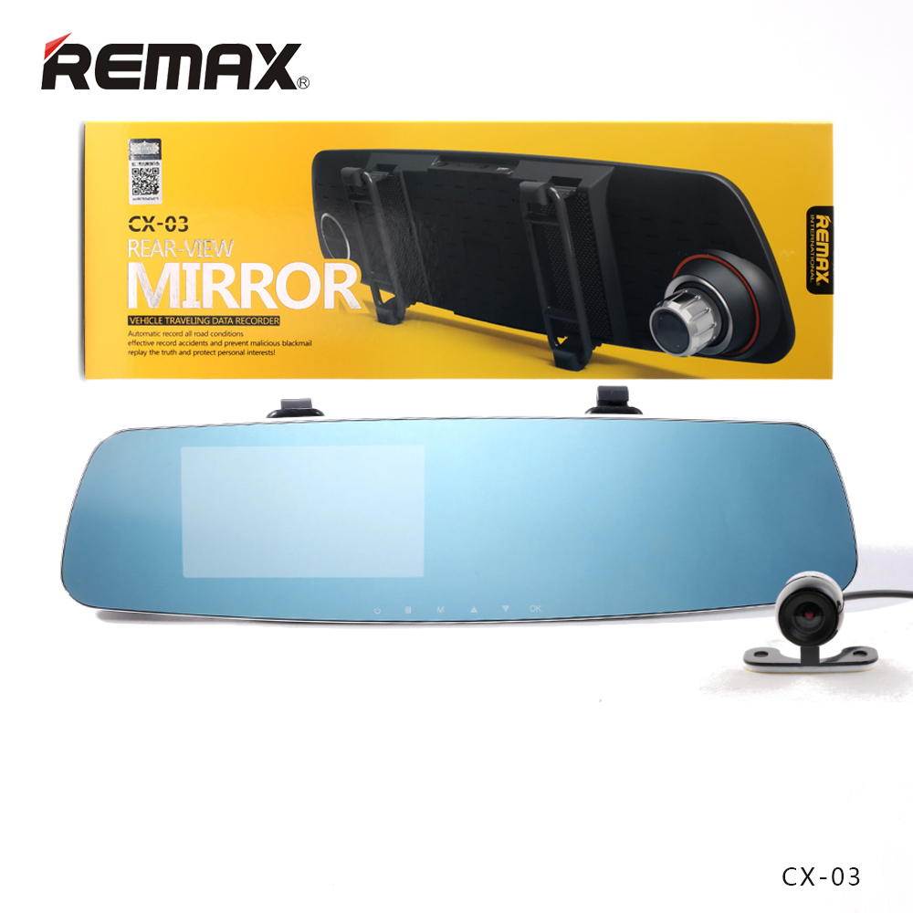 картинка Видеорегистратор-зеркало REMAX CX-03 Black купить в магазине CAROBASS