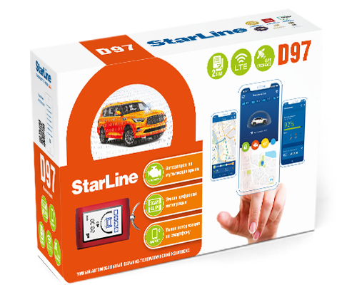 картинка Автосигнализация с автозапуском StarLine D97 2SIM LTE-GPS купить в магазине CAROBASS