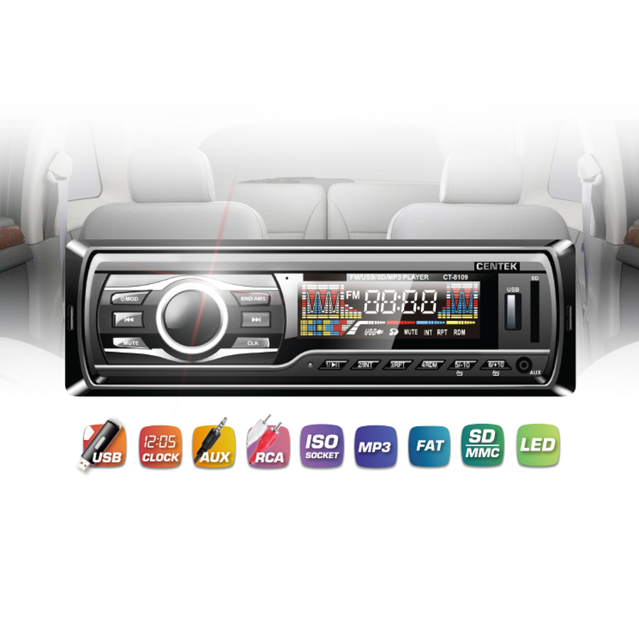картинка Автомагнитола CENTEK CT-8109 купить в магазине CAROBASS