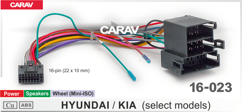картинка Комплект проводов HYUNDAI / KIA 16-023 купить в магазине CAROBASS