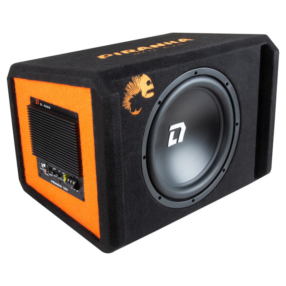 картинка Сабвуфер корпусной активный DL AUDIO Piranha 12A Black купить в магазине CAROBASS