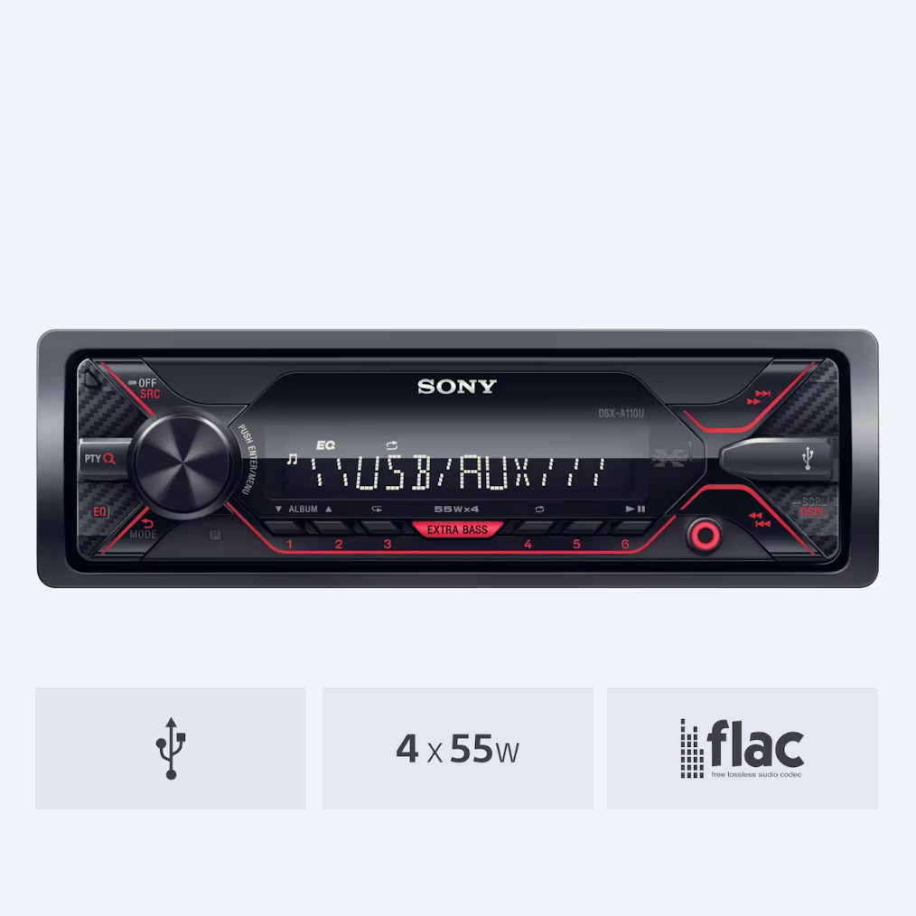 картинка Автомагнитола SONY DSX-A110U купить в магазине CAROBASS