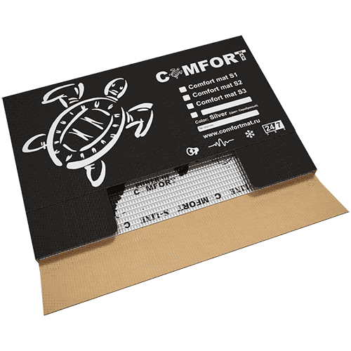 картинка Материал вибропоглощающий Комфорт  Comfort mat	 S3 купить в магазине CAROBASS