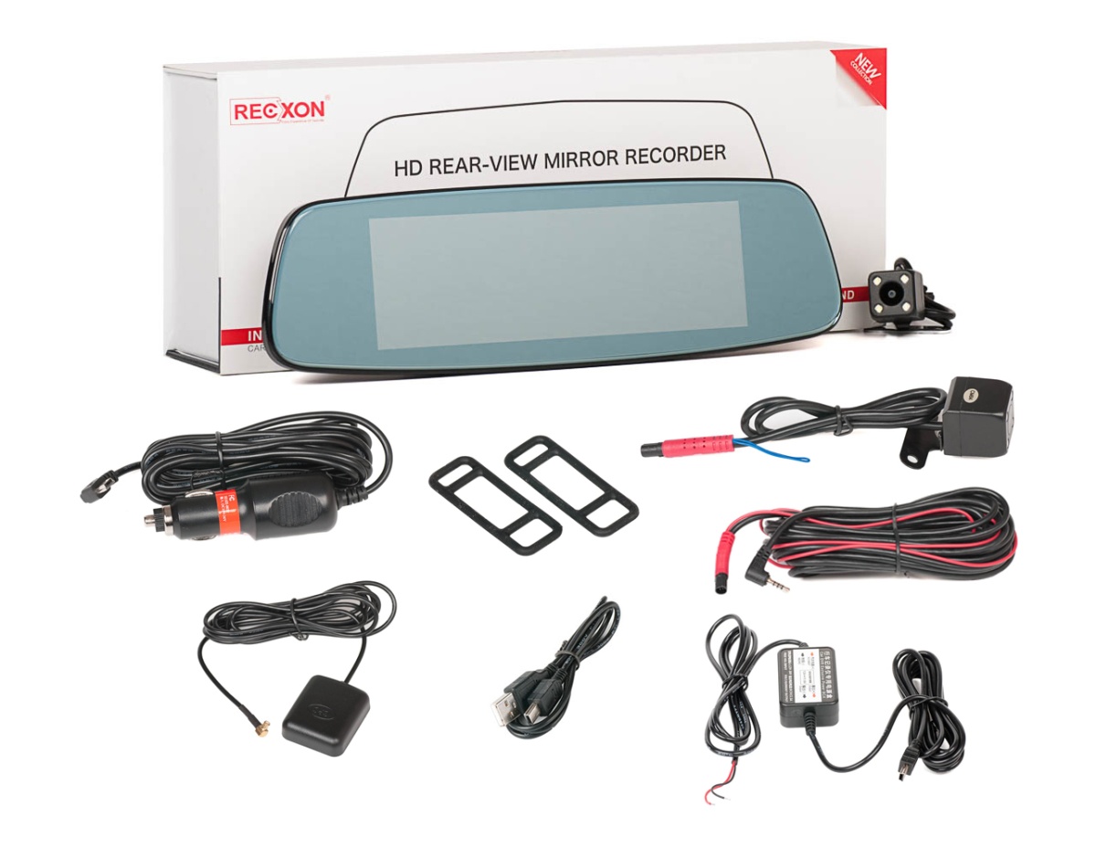 картинка Видеорегистратор-зеркало RECXON AutoSmart купить в магазине CAROBASS