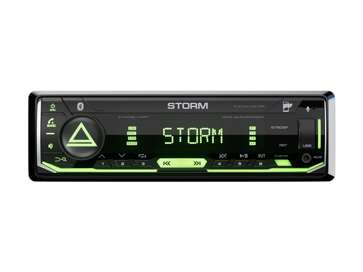картинка Автомагнитола AURA STORM-678DSP купить в магазине CAROBASS
