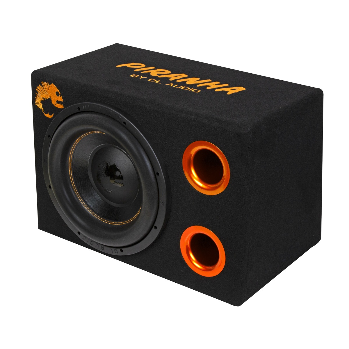 картинка Сабвуфер корпусной 12" DL AUDIO Piranha 12 Double Port V.2 купить в магазине CAROBASS