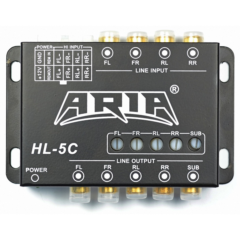 картинка Преобразователь уровня сигнала ARIA HL-5C купить в магазине CAROBASS