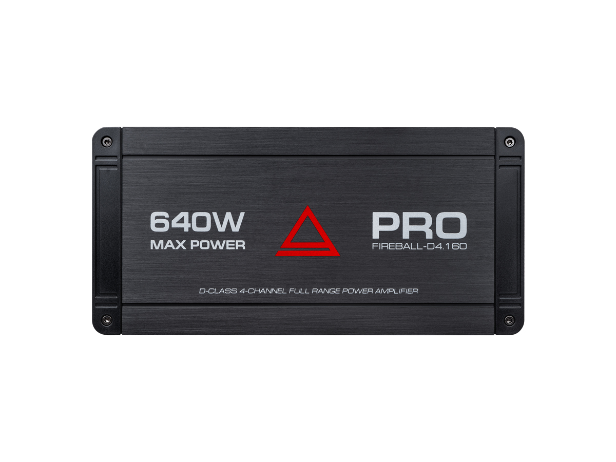 картинка Усилитель 4-х канальный AURA FIREBALL-D4.160 PRO купить в магазине CAROBASS