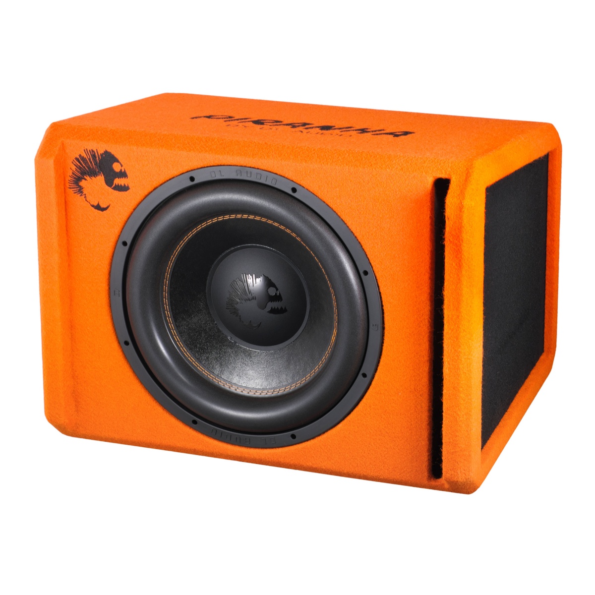 картинка Сабвуфер корпусной активный DL AUDIO Piranha 15A Orange V.2 купить в магазине CAROBASS