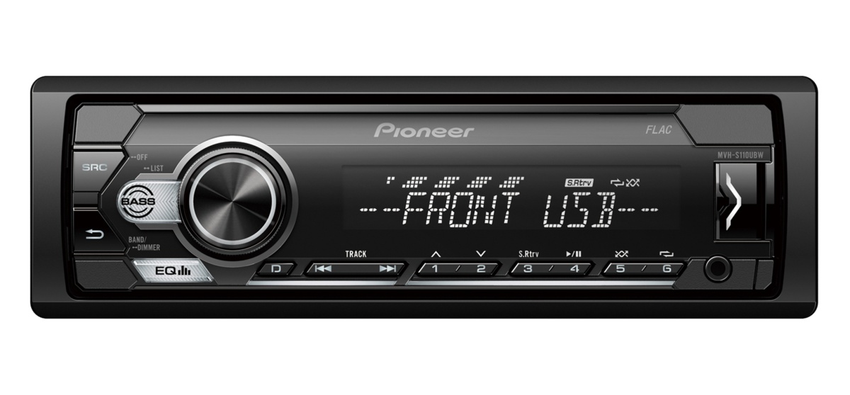 картинка Автомагнитола PIONEER MVH-S110UBW купить в магазине CAROBASS