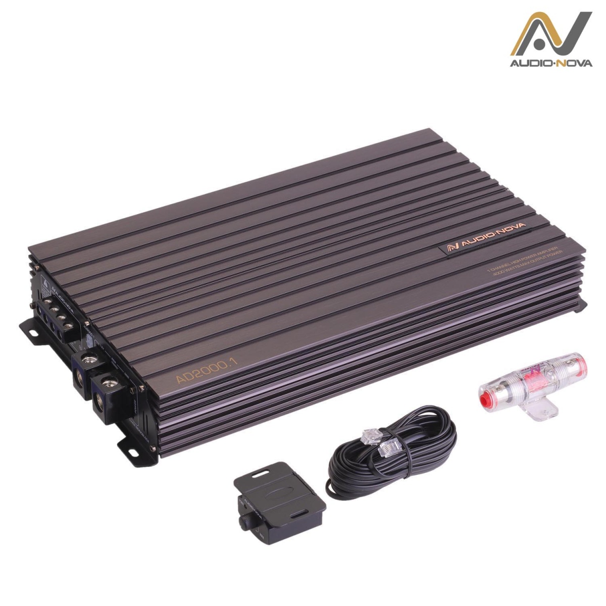 картинка Усилитель 1 канальный AUDIO NOVA AD2000.1 купить в магазине CAROBASS