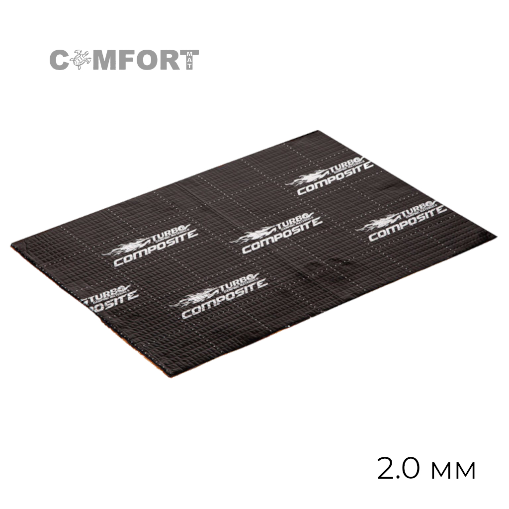 картинка Материал вибропоглощающий COMFORT MAT Turbo Composite M2 купить в магазине CAROBASS