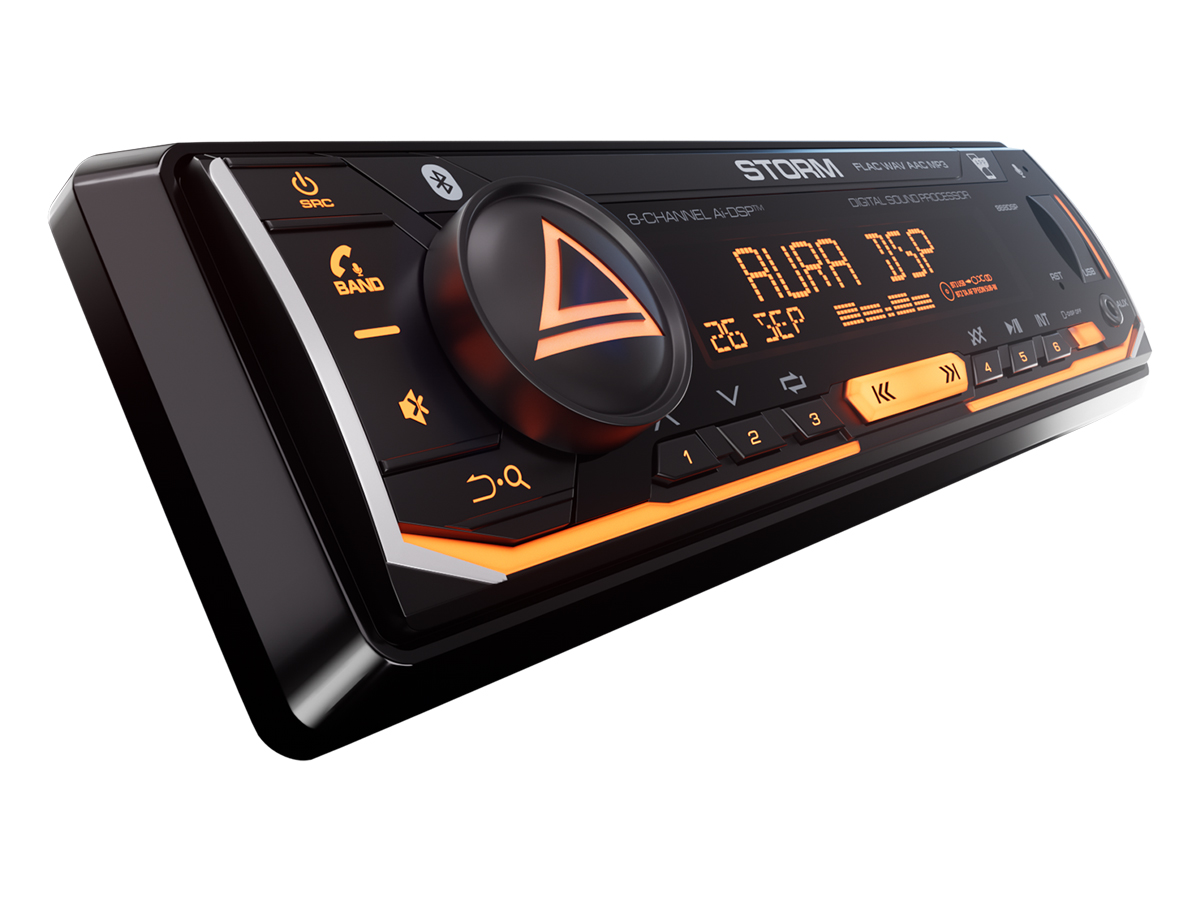 картинка Автомагнитола AURA STORM-868DSP купить в магазине CAROBASS