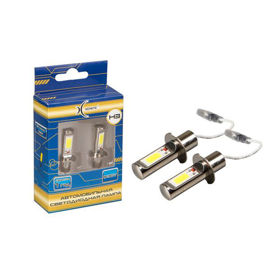 картинка Лампы LED H3 Xenite COB 1009436 купить в магазине CAROBASS