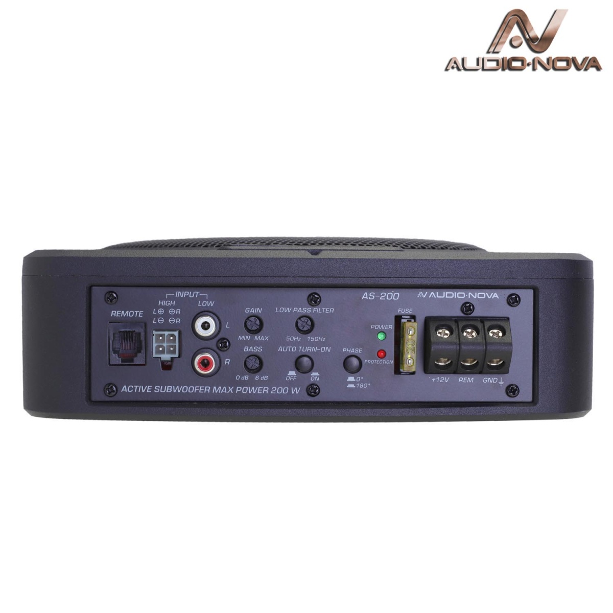картинка Сабвуфер корпусной активный AUDIO NOVA AS-200 купить в магазине CAROBASS