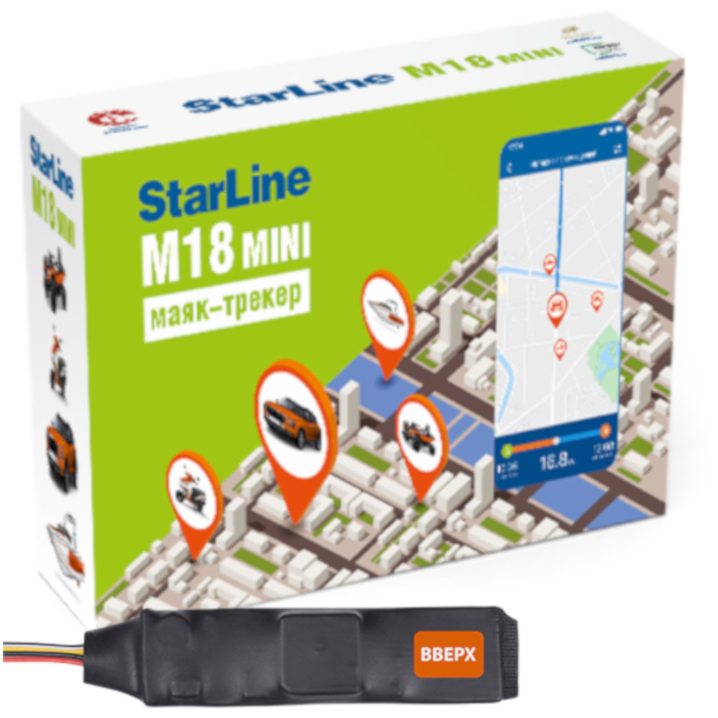 картинка Трекер StarLine M18 mini купить в магазине CAROBASS