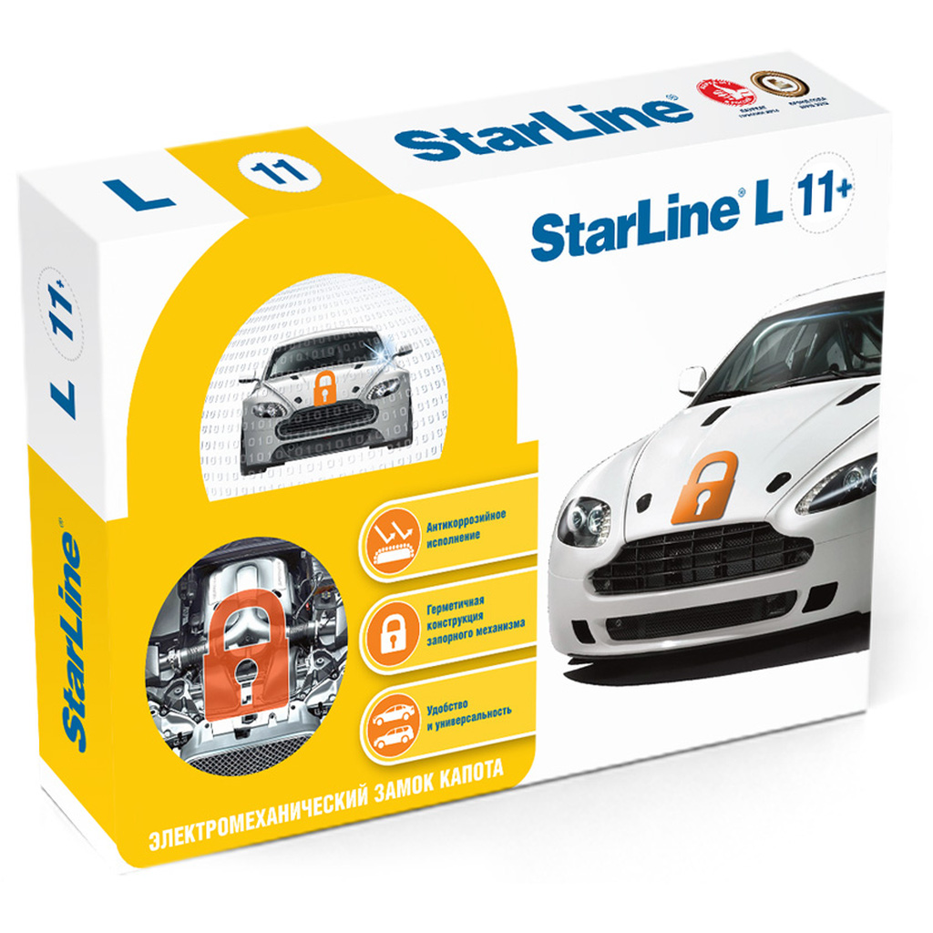 картинка Замок капота электромеханический StarLine L11+ купить в магазине CAROBASS