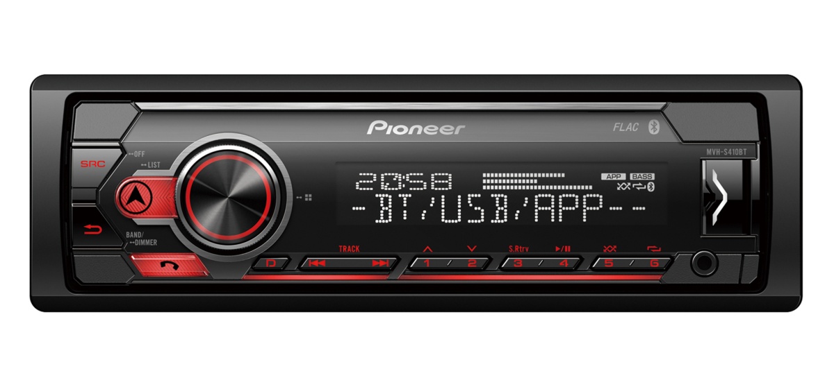 картинка Автомагнитола PIONEER MVH-S410BT купить в магазине CAROBASS
