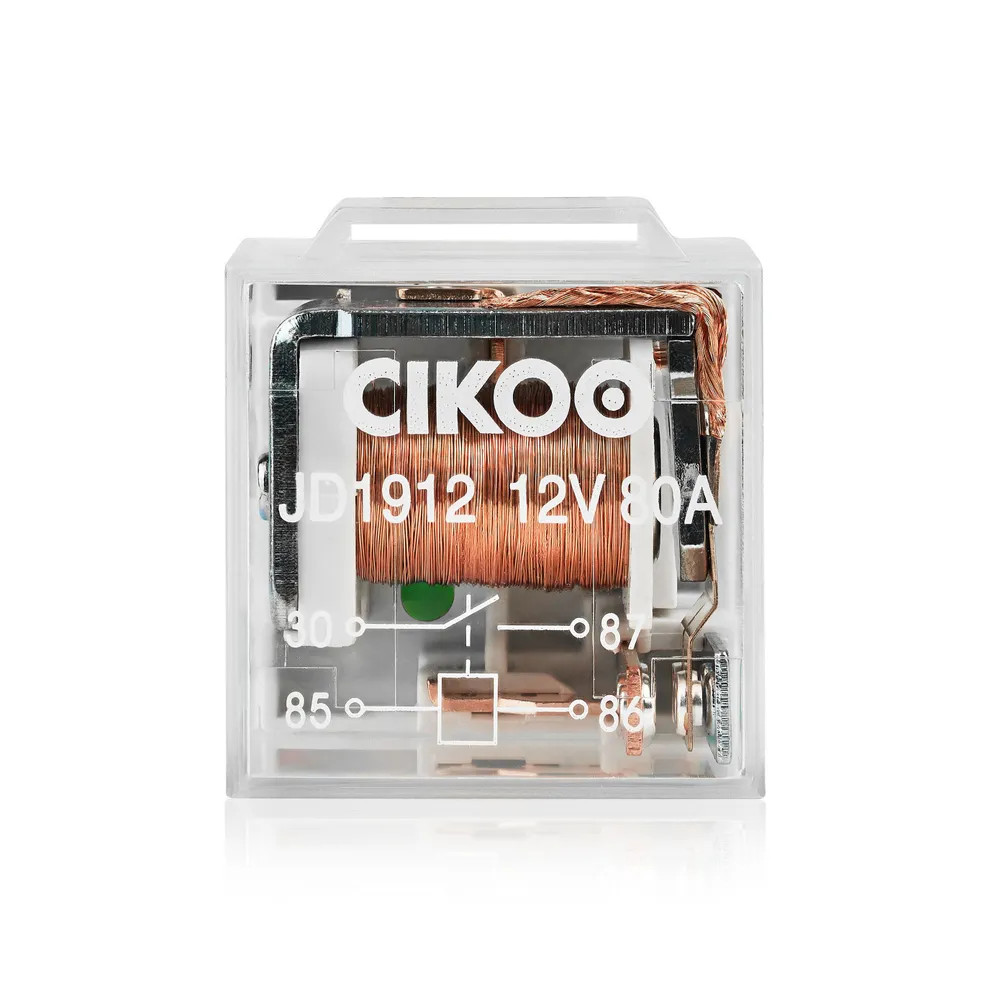 картинка Реле 4-контактное CIKOO 12V 80A CL2101 купить в магазине CAROBASS