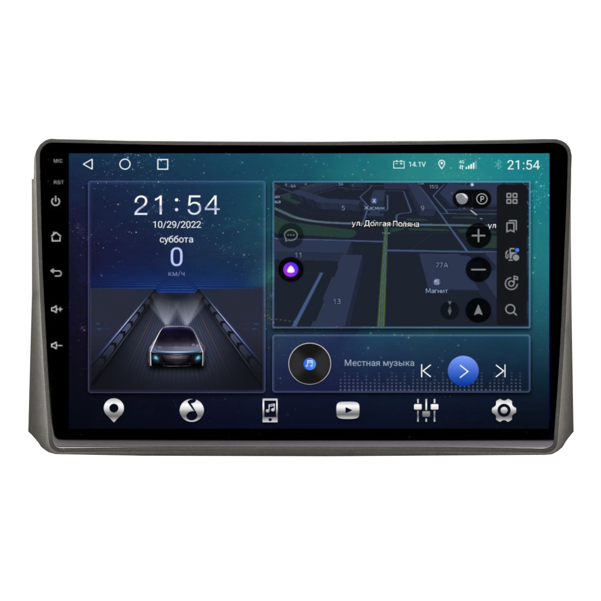 картинка ШГУ Uaz Patriot (2017+) D-audio 10" 8Core 2/32GB 4G TSN1098F9S купить в магазине CAROBASS