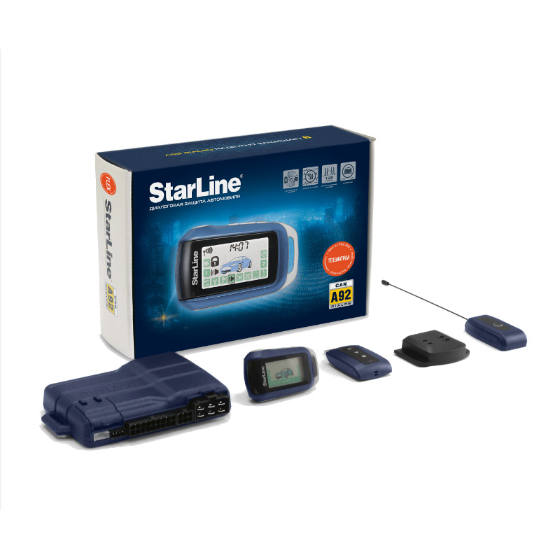 картинка Автосигнализация с автозапуском StarLine A92 CAN купить в магазине CAROBASS