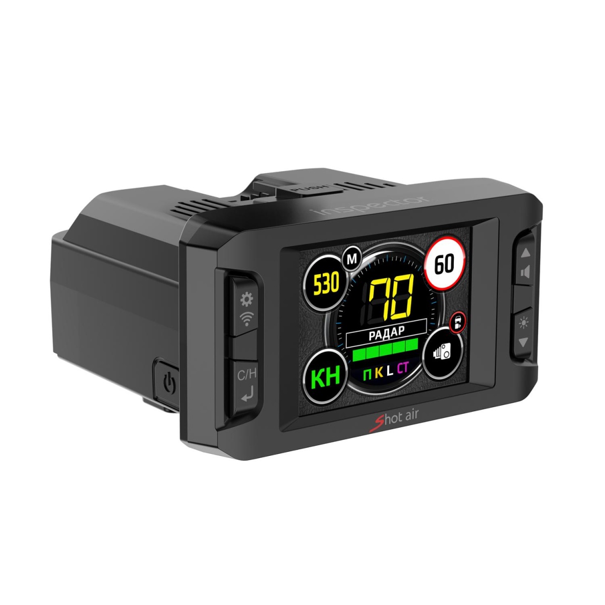 картинка Радар-детектор с GPS INSPECTOR SHOT AIR купить в магазине CAROBASS