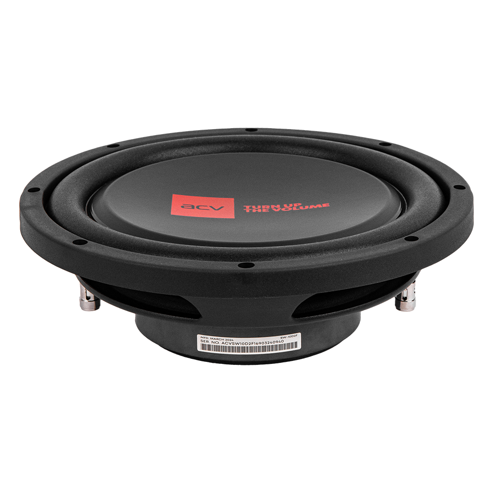 картинка Сабвуфер 10" ACV SW-10D2F купить в магазине CAROBASS