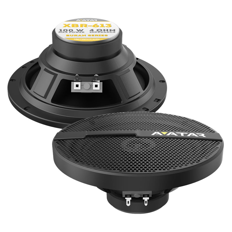 картинка AC 6.5″ коаксиальная AVATAR XBR-613 купить в магазине CAROBASS