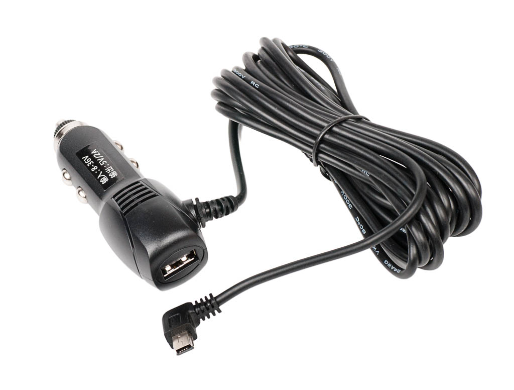 картинка Автомобильное ЗУ miniUSB с гнездом USB RECXON AZU-8 купить в магазине CAROBASS