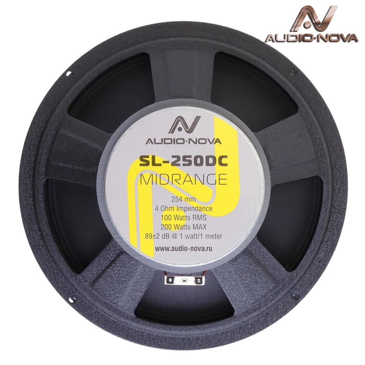 картинка AC 10" широкополосная AUDIO NOVA SL-250DC купить в магазине CAROBASS