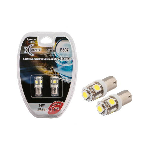 картинка Лампа T4W Xenite B507 1009230 купить в магазине CAROBASS