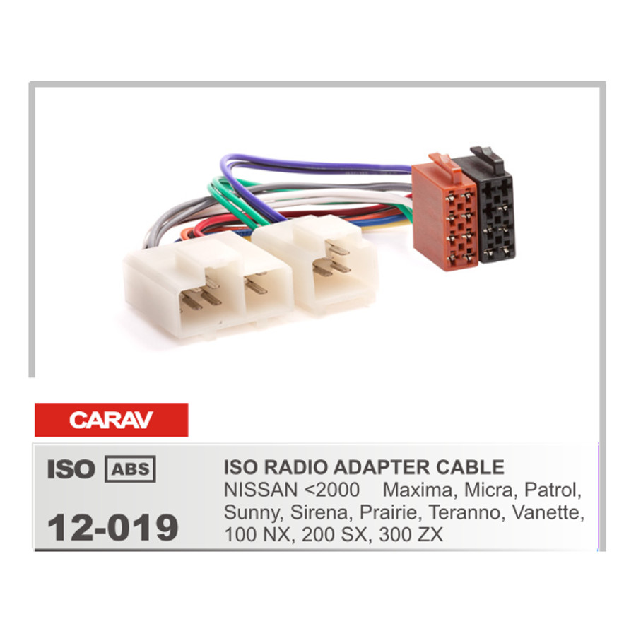 картинка ISO - переходник для а/м NISSAN 12-019 купить в магазине CAROBASS