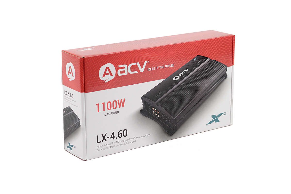 картинка Усилитель 4-х канальный ACV LX-4.60 купить в магазине CAROBASS