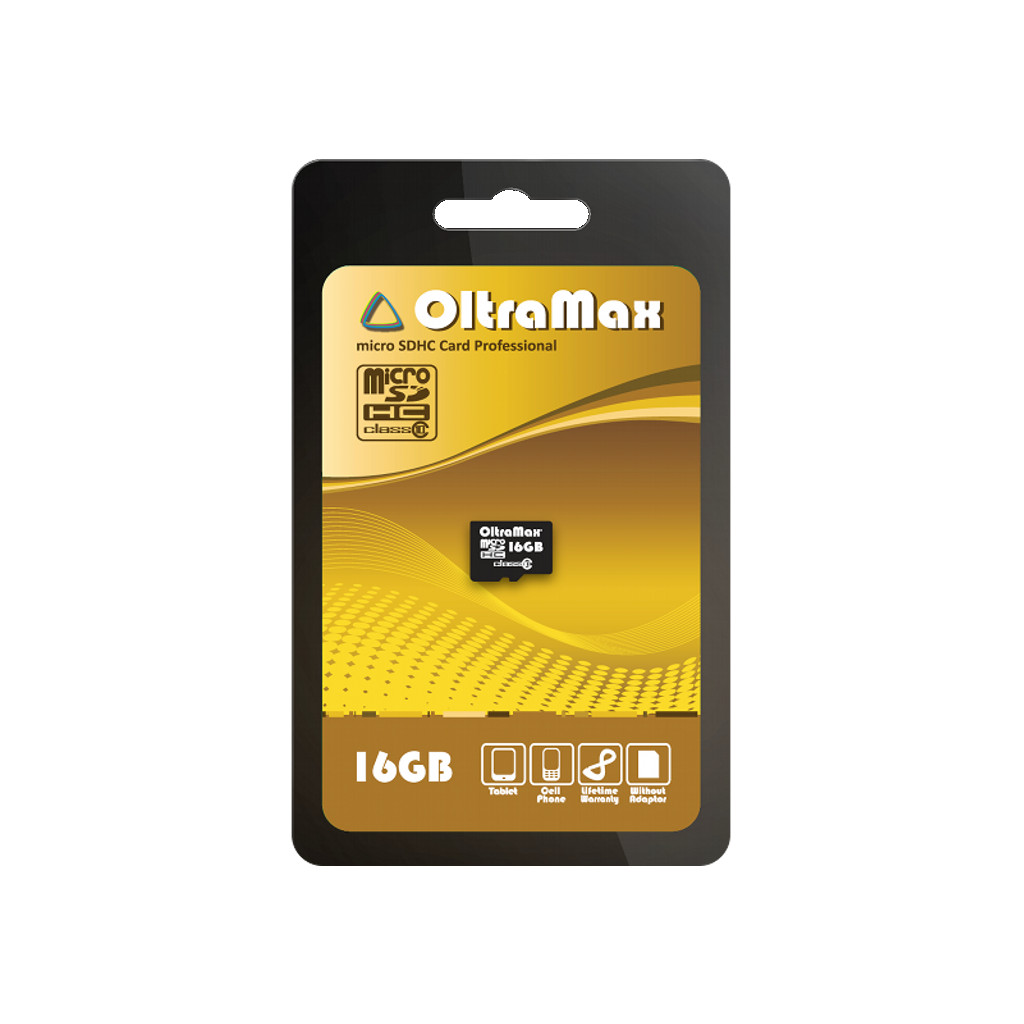 картинка Карта памяти MicroSDHC 16Gb OltraMax C10 (с адаптером) MicroSDНС 16Gb/10 купить в магазине CAROBASS