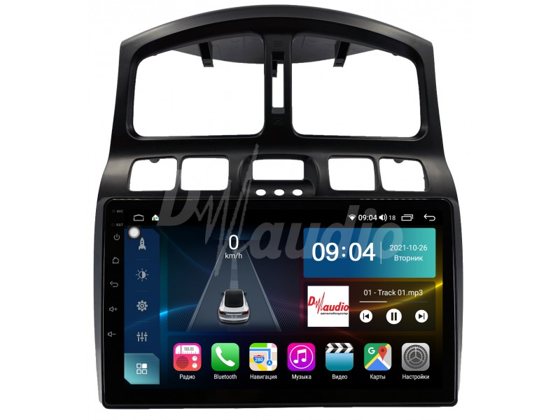 картинка ШГУ Hyundai Santa Fe Classic (2000-12) D-audio 8Core 4/64GB 4G HS048R9 купить в магазине CAROBASS