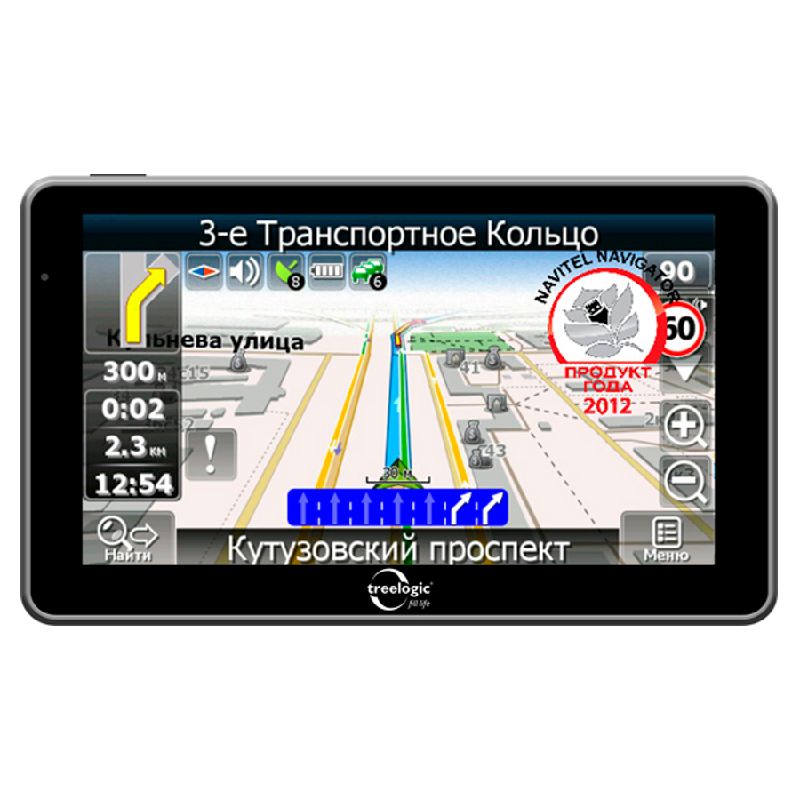 картинка GPS-навигатор TREELOGIC 6″ TL-6010BGF AV купить в магазине CAROBASS