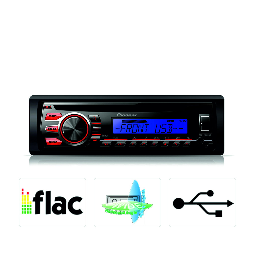 картинка Автомагнитола PIONEER DEH-1700UBB купить в магазине CAROBASS
