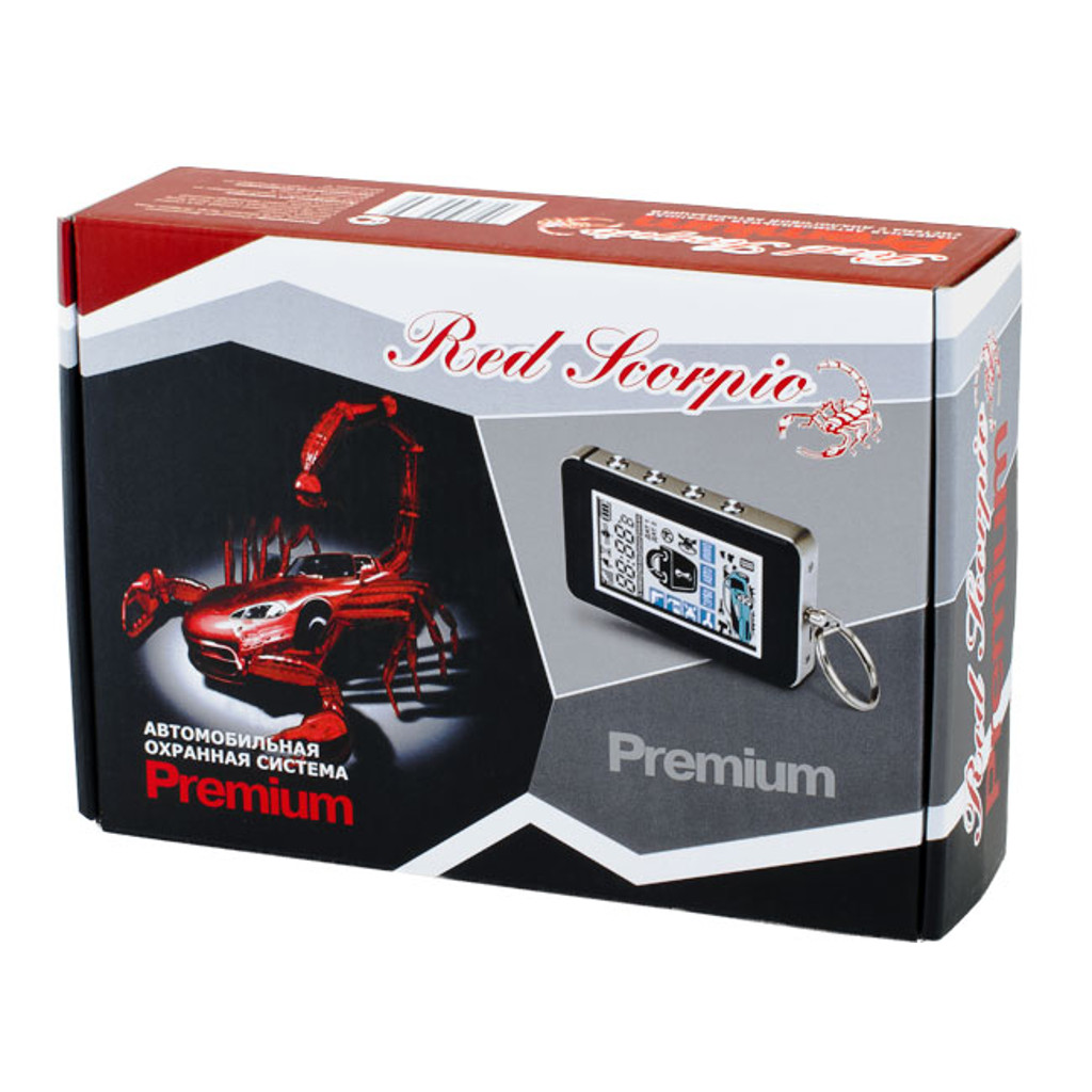 картинка Автосигнализация с обратной связью Red Scorpio Premium купить в магазине CAROBASS