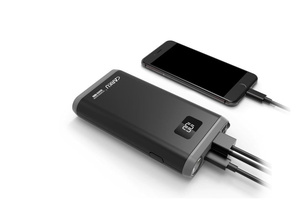 картинка Пуско-зарядное устройство CARKU Power Bank 8000 Plus купить в магазине CAROBASS