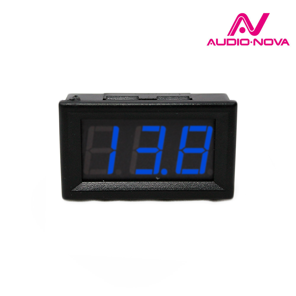 картинка Вольтметр цифровой автомобильный AUDIO NOVA VTM1-B купить в магазине CAROBASS
