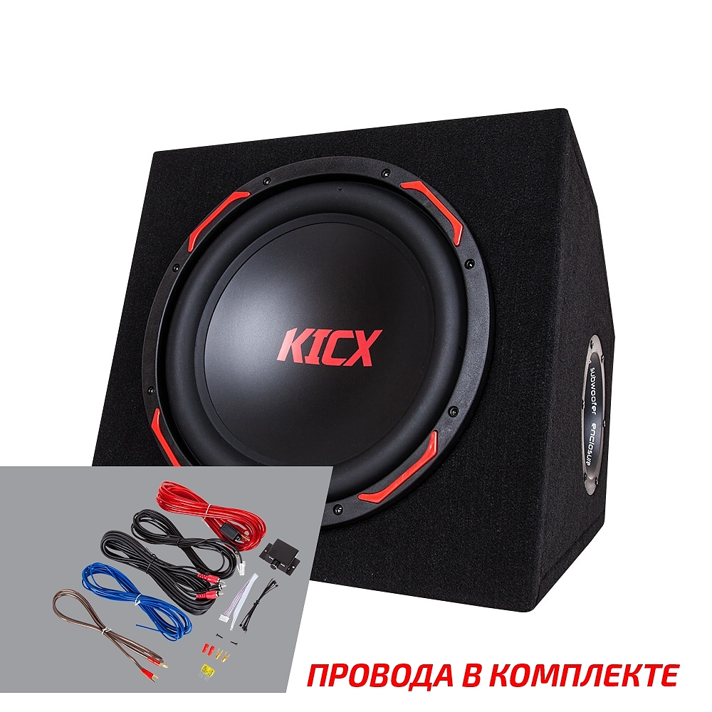 картинка Сабвуфер корпусной активный KICX GT301BA купить в магазине CAROBASS
